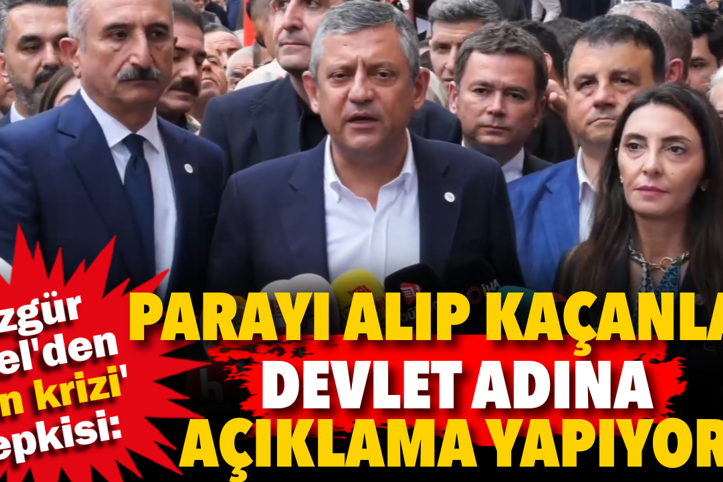 Özgür Özel'den borsa tepkisi: Parayı alıp kaçanlar devlet adına açıklama yapıyor