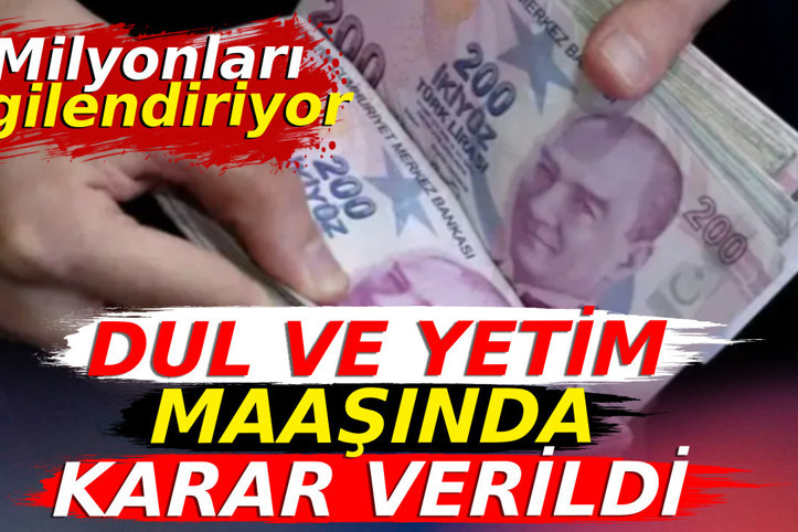 Milyonları ilgilendiriyor. Dul yetim maaşında karar verildi