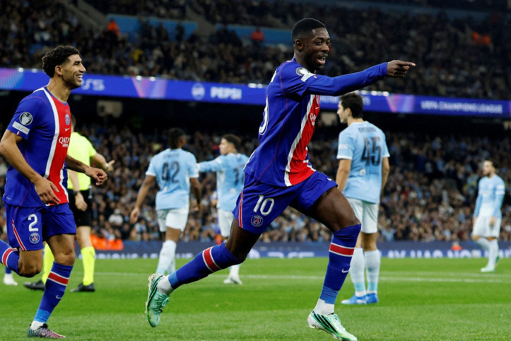 PSG deplasmanda City'i ezip geçti. 4 golle şov yaptılar