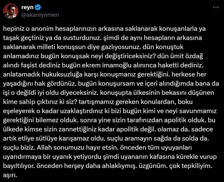 Ünlü isimlerden Ekrem İmamoğlu'na destek: "Her şey çok güzel oldu' demek istiyorum!" - Resim: 2