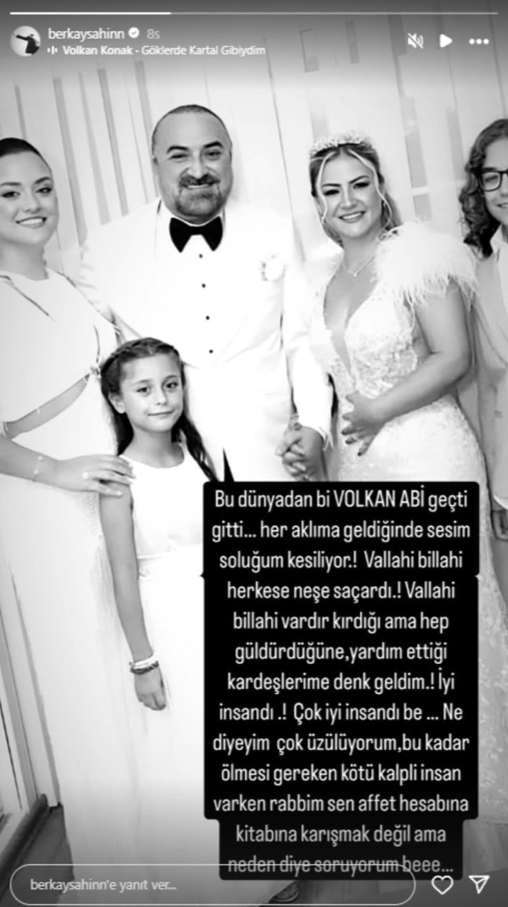 Berkay Şahin’dan Volkan Konak için duygusal mesaj: Bu kadar kötü kalpli insan varken neden o? - Resim : 1