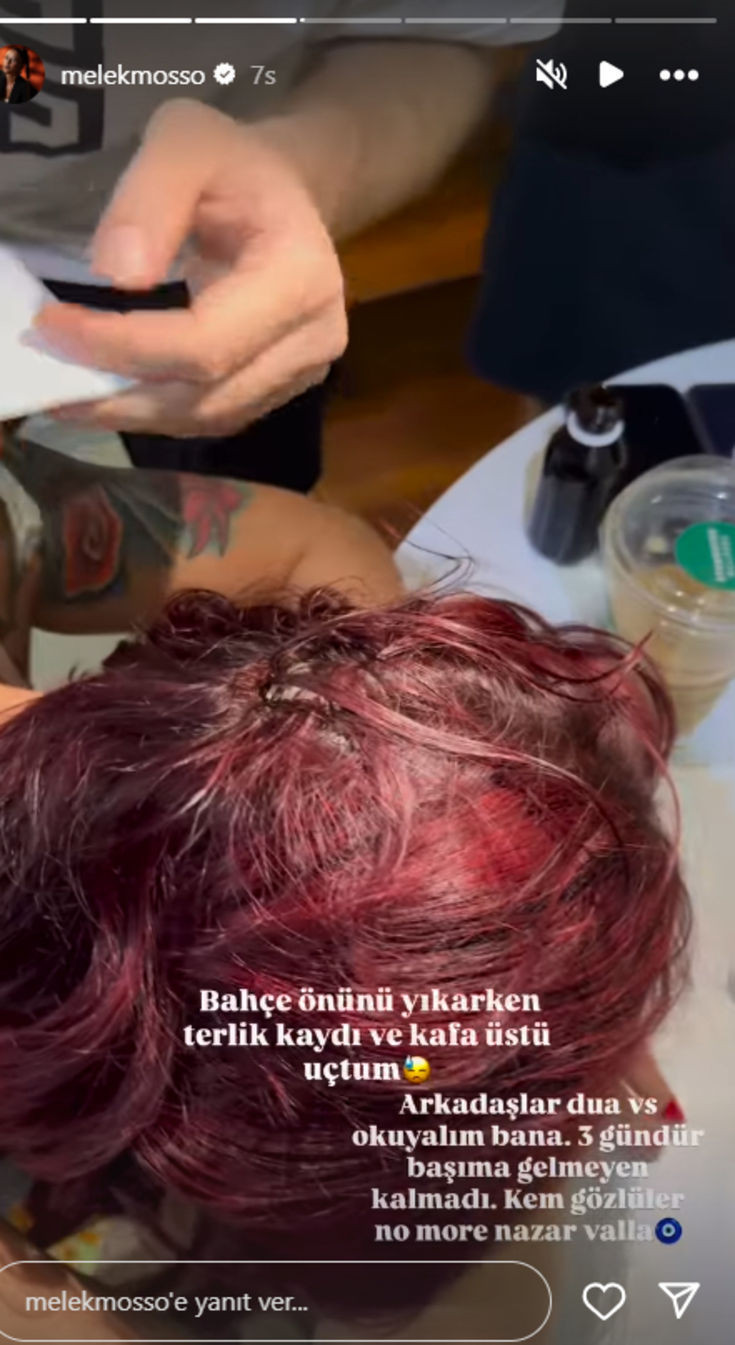 Melek Mosso hastanelik oldu: "3 santim aşağı gelseydi…” - Resim : 1