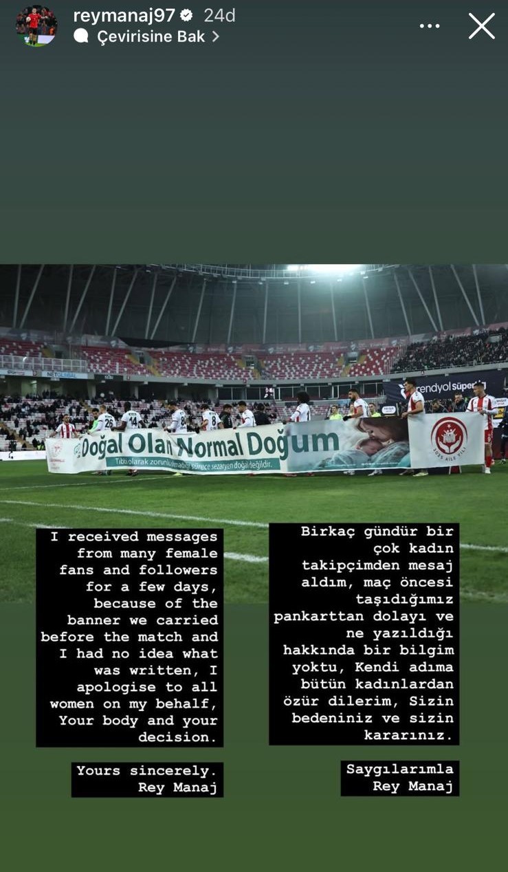 'Normal doğum' pankartı için ilk özür: "Sizin bedeniniz ve sizin kararınız!" - Resim : 1