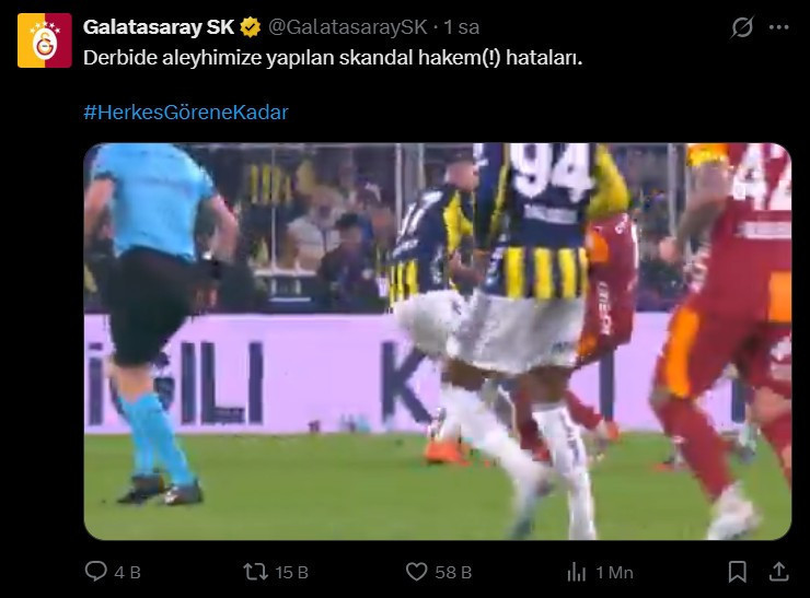 Galatasaray'dan Riva sonrası olay paylaşımlar: "Kadıköy’de insanlık dışı görüntüler!" - Resim : 2