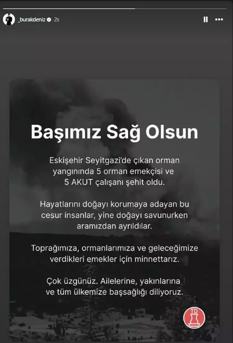 Eskişehir orman yangınında hayatını kaybedenler için ünlü isimlerden başsağlığı mesajları - Resim: 5