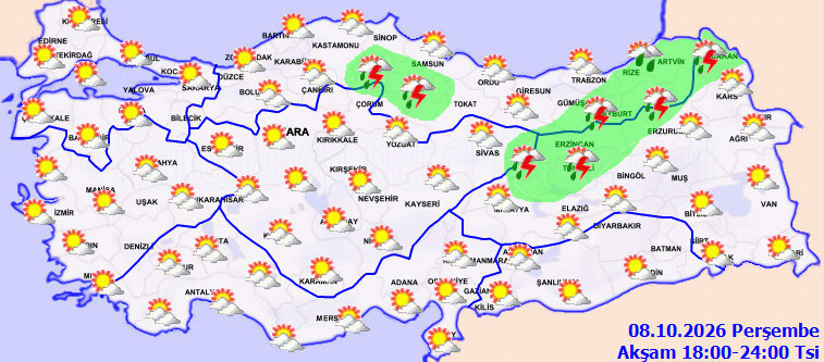 Meteoroloji bu defa başka bir alarm verdi. Ani sis bastıracak (8 Ekim 2026) - Resim : 4