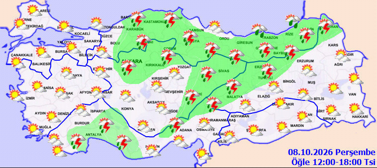 Meteoroloji bu defa başka bir alarm verdi. Ani sis bastıracak (8 Ekim 2026) - Resim : 3