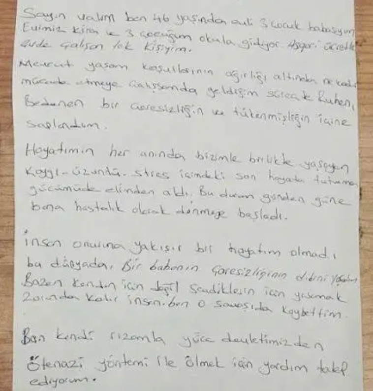 3 &ccedil;ocuklu yurttaş Valiliğe başvurup &ouml;tenazi istedi. T&uuml;rkiye&rsquo;de yoksulluğun geldiği nokta - Resim : 2