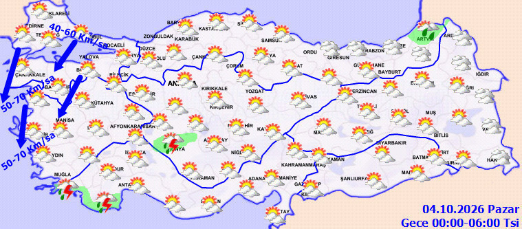 Hafta sonu planı yapanlar dikkat. Meteoroloji&rsquo;den sağanak ve fırtına alarmı - Resim : 5