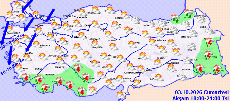 Hafta sonu planı yapanlar dikkat. Meteoroloji&rsquo;den sağanak ve fırtına alarmı - Resim : 4