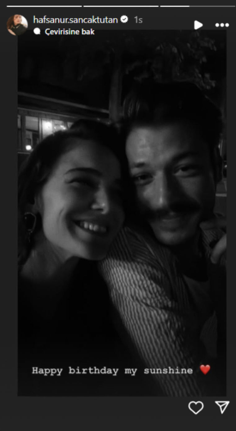 Hafsanur Sancaktutan'dan, Kubilay Aka'ya: İyi ki doğdun gün ışığım - Resim : 1