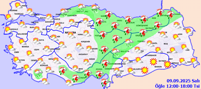 Meteoroloji'den sağanak uyarısı - Resim : 2