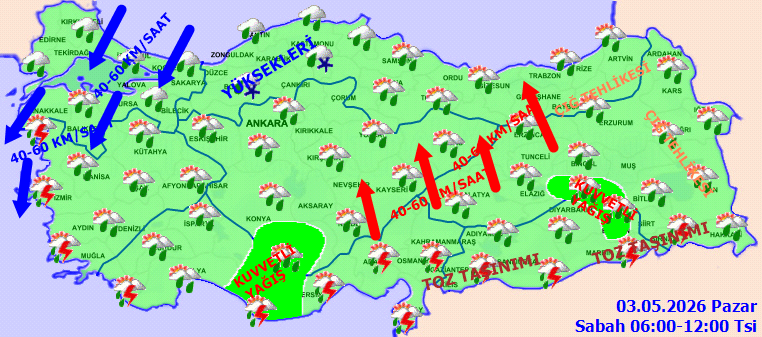 Su baskınlarına dikkat! 41 ile sarı kodlu uyarı - Resim : 1