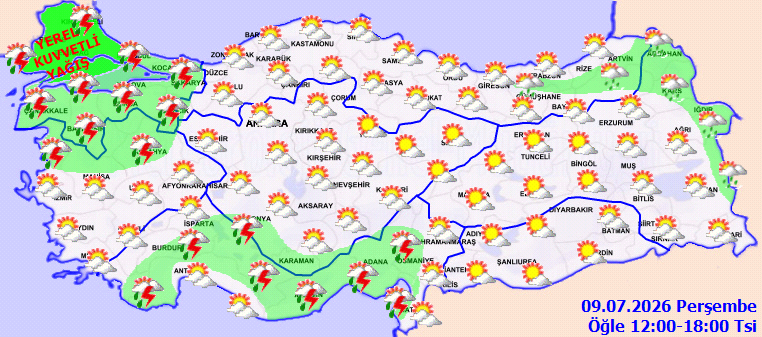 Meteoroloji İstanbul'u bugün için uyardı - Resim : 1