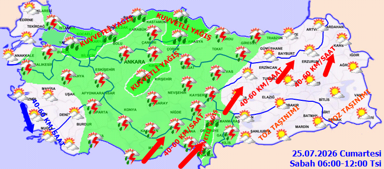 Meteoroloji ve valilikten İstanbul'a yarın için uyarı: Sarı alarm verildi - Resim : 2
