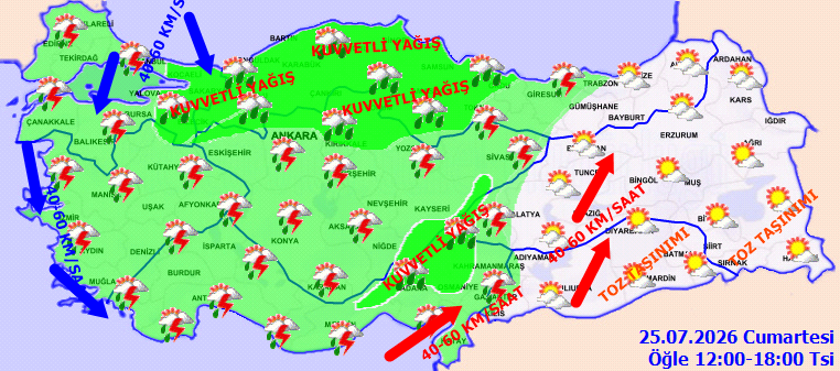 Meteoroloji ve valilikten İstanbul'a yarın için uyarı: Sarı alarm verildi - Resim : 3
