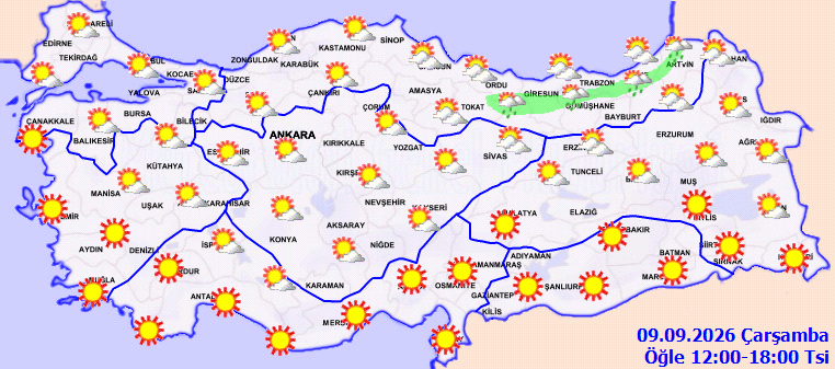 Son hava verileri a&ccedil;ıklandı: Sıcaklık değişiyor, yağış da geliyor - Resim : 1