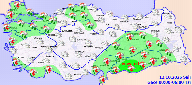 Meteoroloji'den sağanak yağış, toz ve çamur yağışı uyarısı. Bu illerde yaşayanlar dikkat - Resim : 2