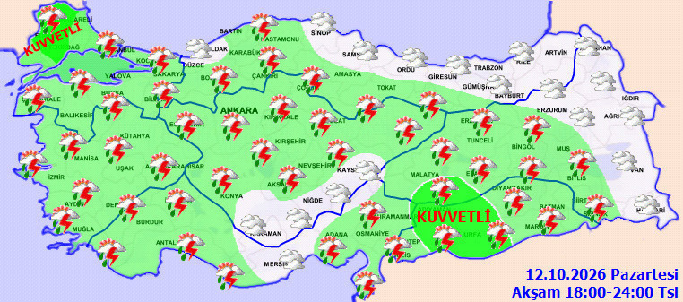 Meteoroloji'den sağanak yağış, toz ve çamur yağışı uyarısı. Bu illerde yaşayanlar dikkat - Resim : 1