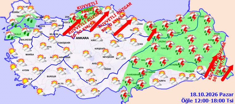 İstanbul sınırını geçti. Meteoroloji yeni uyarıları peş peşe yaptı - Resim : 3