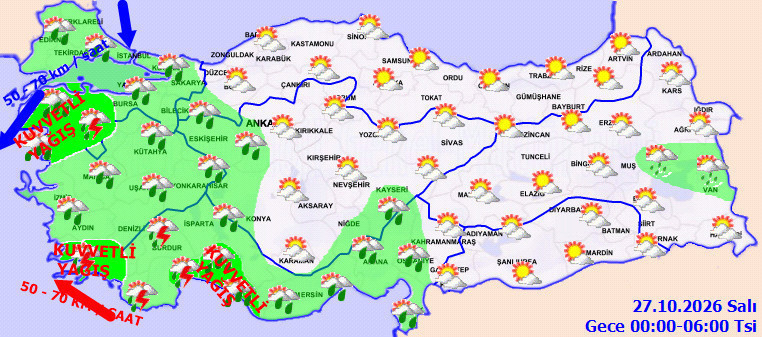 İstanbul'da yarın yağış bu saatlerde çok yoğun olacak. İşe okula gidecekler dikkat - Resim : 3