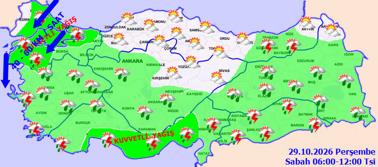 Meteoroloji'den 24 saatlik sağanak yağış uyarısı. İstanbul dahil tüm şehirlerde yağacak - Resim : 3