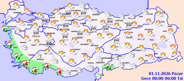 İki ilde sarı bir şehirde turuncu alarm. Meteoroloji saat vererek uyardı - Resim : 2