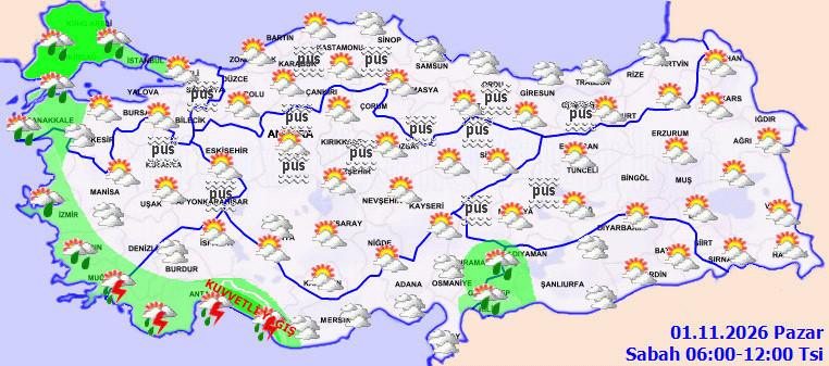İki ilde sarı bir şehirde turuncu alarm. Meteoroloji saat vererek uyardı - Resim : 3