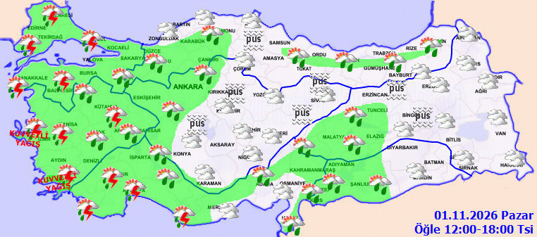 İki ilde sarı bir şehirde turuncu alarm. Meteoroloji saat vererek uyardı - Resim : 4