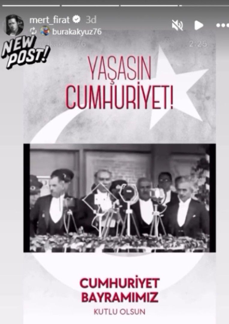 Ünlülerden 29 Ekim Cumhuriyet Bayramı paylaşımları - Resim: 9