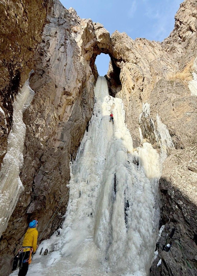 Kars’ta yeni adrenalin rotası! Donan şelaleye dağcı akını - Resim: 10