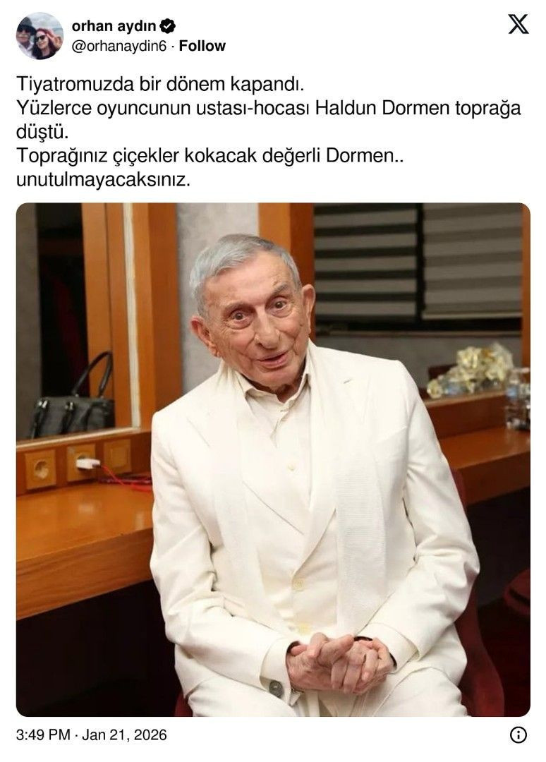 Ünlü isimlerden Haldun Dormen'e veda - Resim: 10