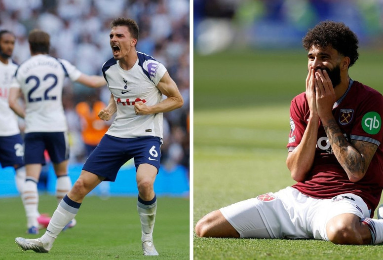 Premier Lig'den düşen son takım West Ham: Tottenham ucuz kurtuldu