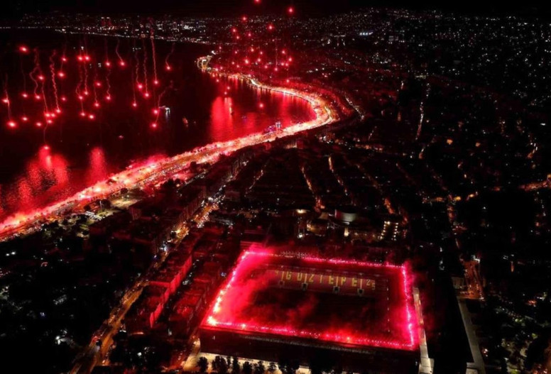 Göztepe'de 101. yıl coşkusu: Şehir kırmızıya teslim olacak