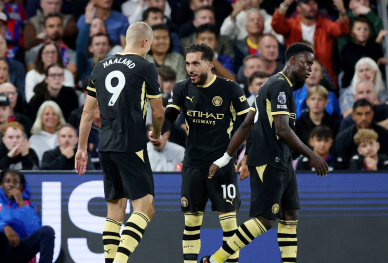 Haaland ve Cherki çalıştı: Manchester City, Crystal Palace'ı 4-1'le geçti