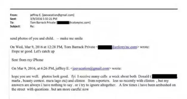 Epstein ve ABD'nin Ankara büyükelçisi arasındaki skandal yazışma ortaya çıktı - Resim : 1