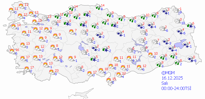 Meteoroloji tarih verdi: Kar Batı'ya geliyor - Resim : 2
