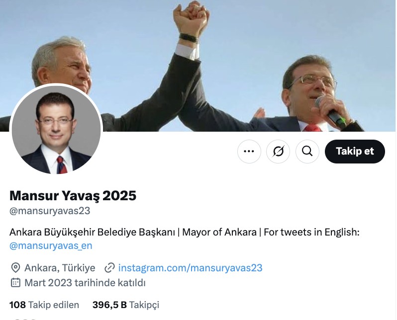 CHP ayağa kalktı, Mansur Yavaş profil fotoğrafını değiştirip hesabı devretti - Resim : 1