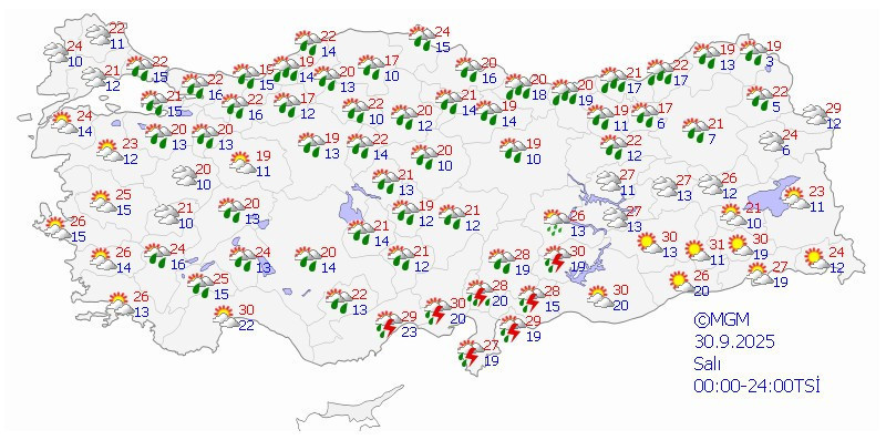 Meteoroloji'den 4 ile sarı kodlu uyarı - Resim : 3
