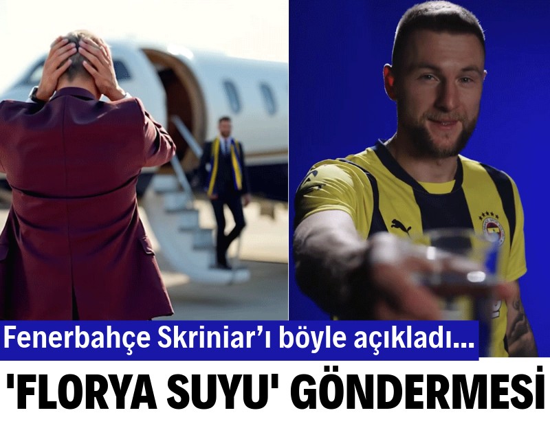 Skriniar işte böyle açıklandı: Fenerbahçe'den Galatasaray'a 'Florya suyu' göndermesi!