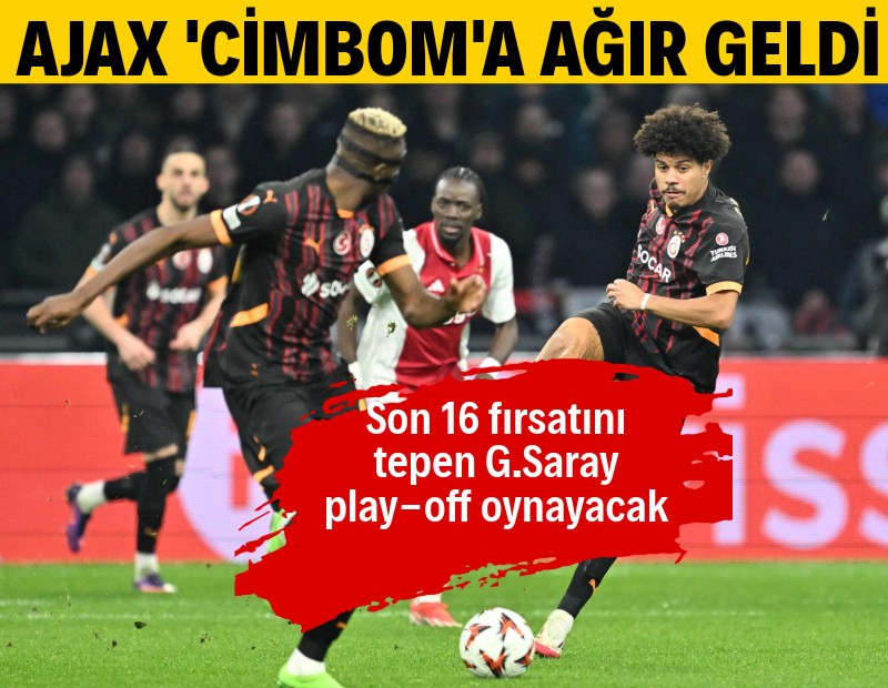 Ajax 'Cimbom'a ağır geldi: Son 16 fırsatını tepti