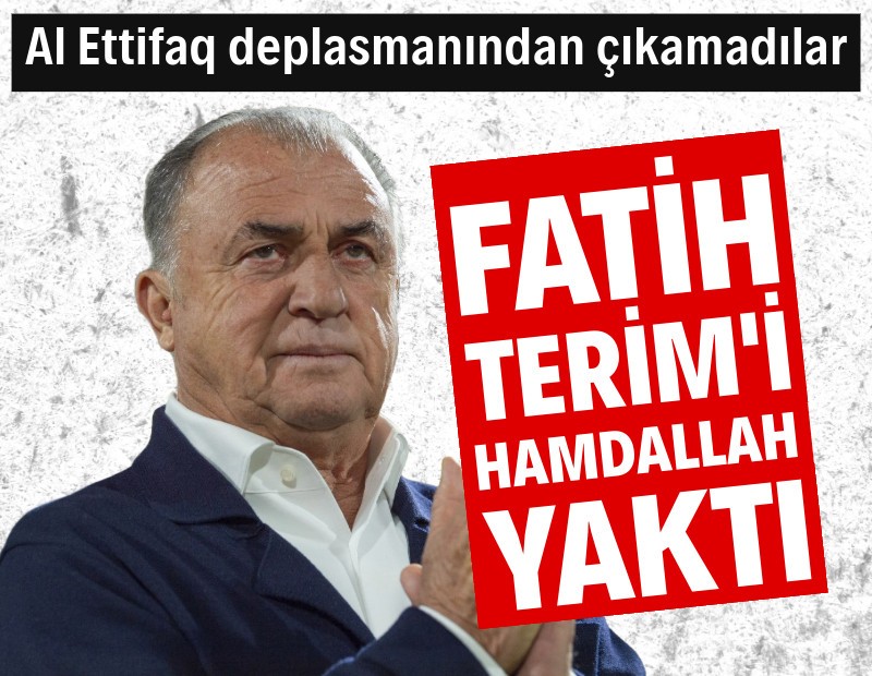 Fatih Terim'i Hamdallah yaktı: 3 puan Al Ettifaq'ın oldu