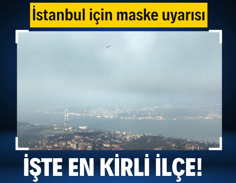 İstanbul'un hava kirliliği raporu açıklandı! İşte en kirli ilçesi