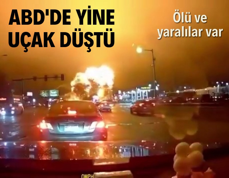 ABD’de yine uçak düştü