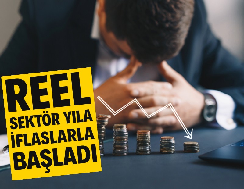 Reel sektör yıla iflaslarla başladı