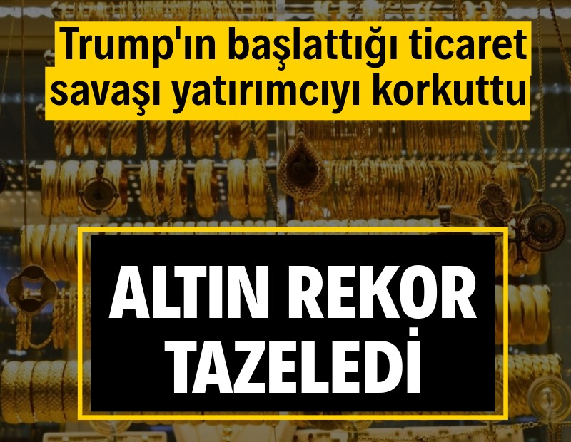 Altın fiyatları rekor tazeledi