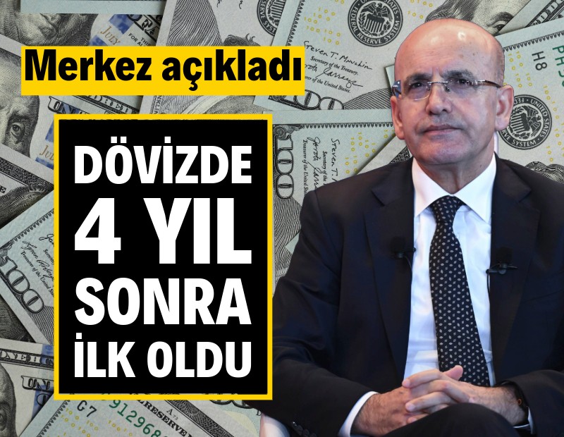 Döviz açığında 4 yıl sonra ilk