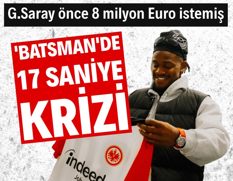 Batshuayi transferinde 17 saniye krizi: Galatasaray 8 milyon Euro istemiş