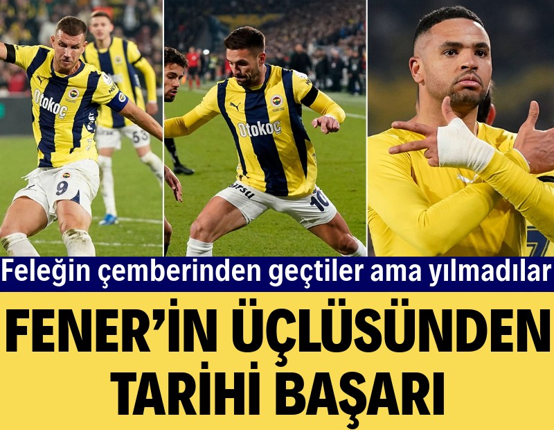 Dzeko, Tadic ve En Nesyri takımı sırtladı: Fenerbahçe’nin ‘Süper üçlüsünden’ tarihi başarı