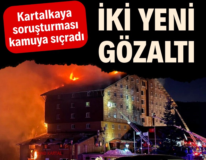 Kartalkaya yangınıyla ilgili iki gözaltı daha